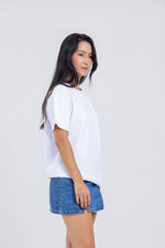 Cargar imagen en el visor de la galería, Camiseta para ELLAS Alto Gramaje Regular- ¡Nuestra joya! WHITE BRIGHT