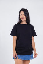 Cargar imagen en el visor de la galería, Camiseta para ELLAS Alto Gramaje Regular- ¡Nuestra joya! DEEP BLACK