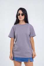 Cargar imagen en el visor de la galería, Camiseta para ELLAS Alto Gramaje Regular- ¡Nuestra joya! SLATE GREY