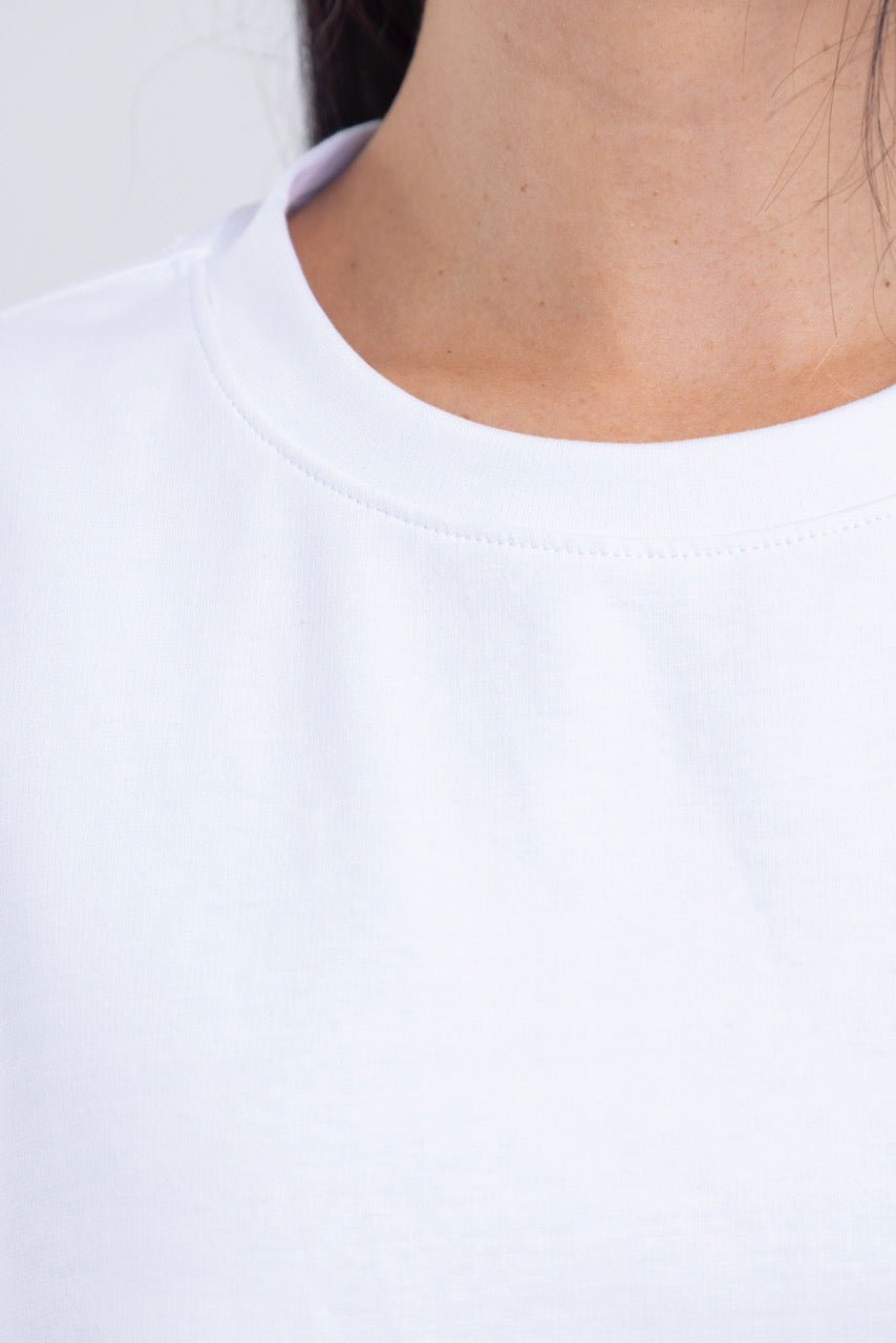 Camiseta para ELLAS Alto Gramaje Regular- ¡Nuestra joya! WHITE BRIGHT