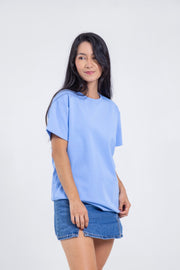 Camiseta para ELLAS Alto Gramaje Regular- ¡Nuestra joya! HYDRANGEA BLUE