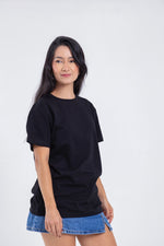 Cargar imagen en el visor de la galería, Camiseta para ELLAS Alto Gramaje Regular- ¡Nuestra joya! DEEP BLACK