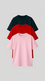 Cargar imagen en el visor de la galería, Pack de 3 Camisetas Ellas Alto Gramaje- Regular $76.333 c/u
