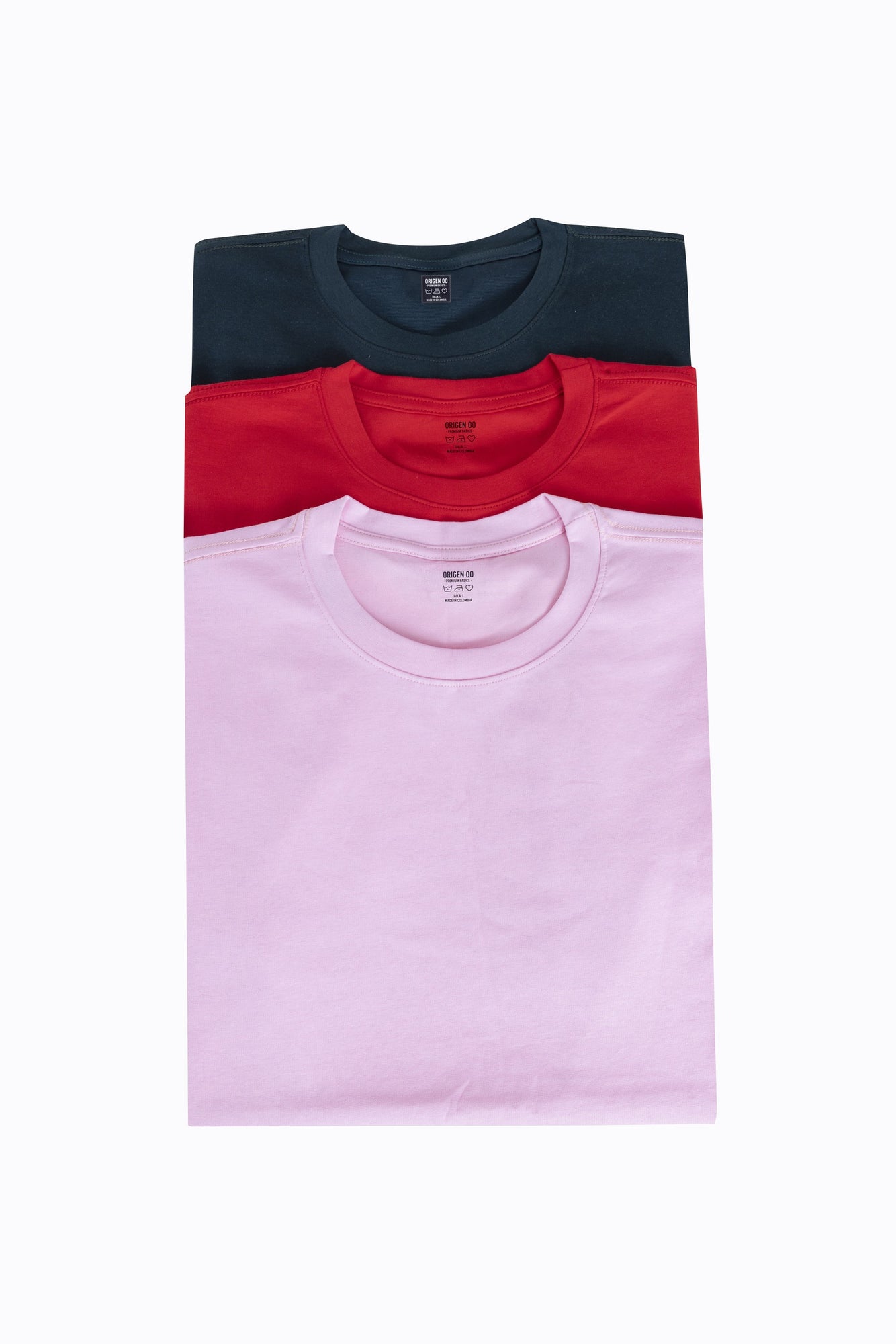 Pack de 3 Camisetas Alto Gramaje- Regular $76.333 c/u