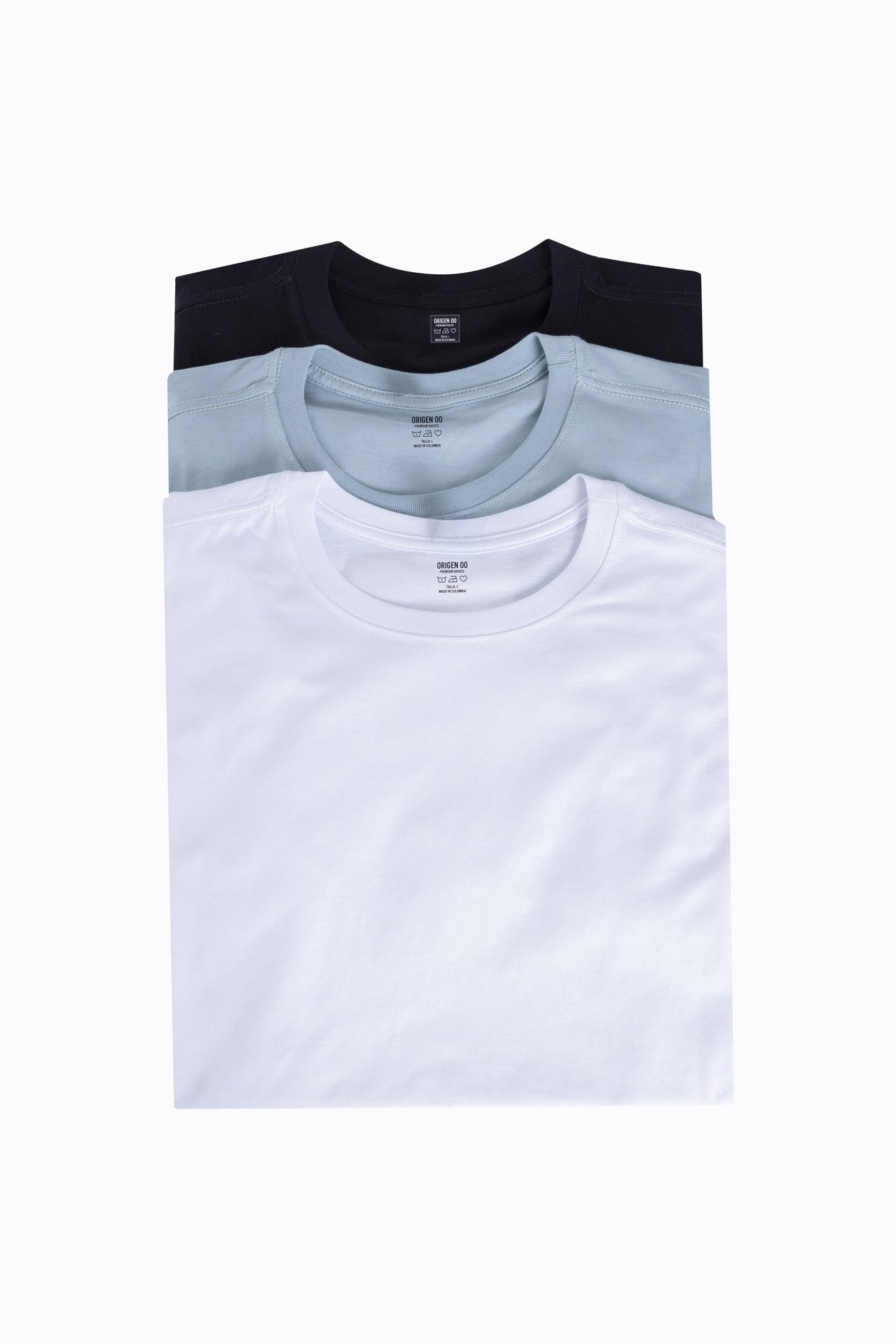 Pack de 3 Camisetas Soft- 100% Algodón $69.000 c/u