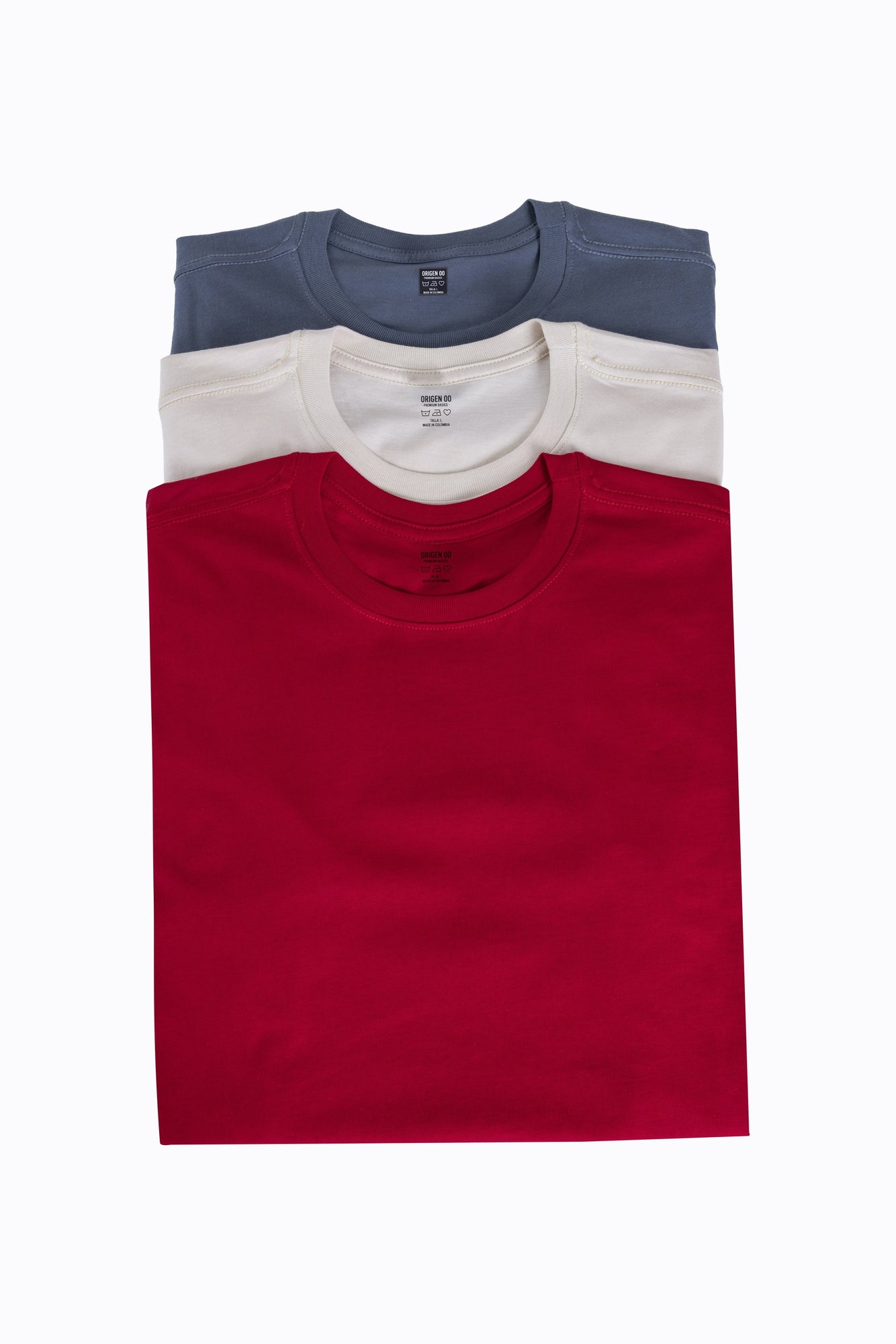 Pack de 3 Camisetas Soft- 100% Algodón $69.000 c/u
