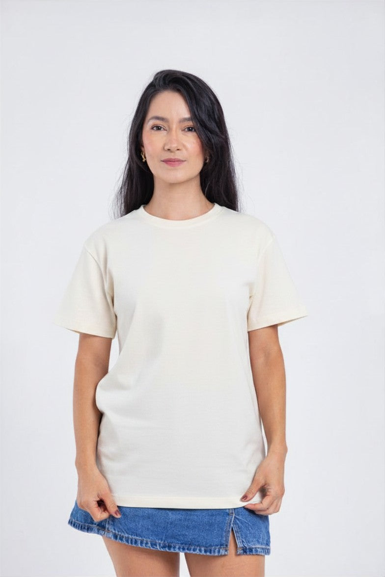 Camiseta para ELLAS Alto Gramaje Regular- ¡Nuestra joya! OFF WHITE