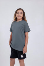 Cargar imagen en el visor de la galería, ¡Conoce la nueva Camiseta para niños y niñas! SLATE GREY